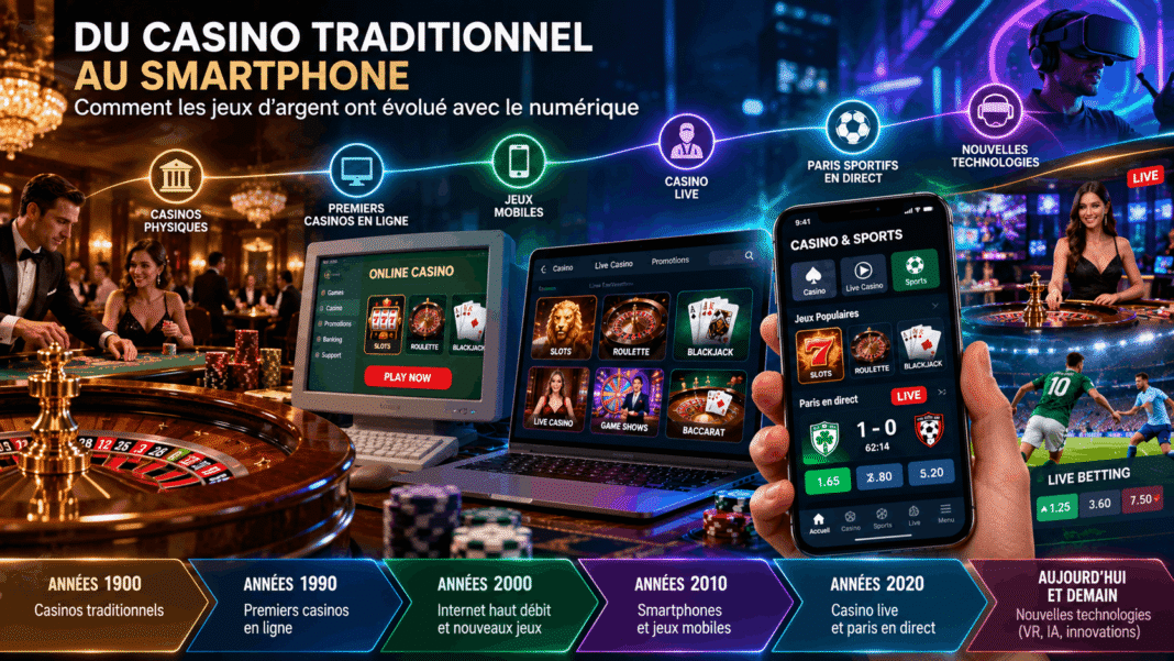 Du casino traditionnel au smartphone(1) du casino traditionnel au casino sur smartphone