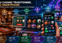 Du casino traditionnel au smartphone : comment les jeux d’argent ont évolué du casino traditionnel au casino sur smartphone