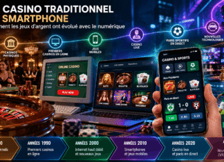Du casino traditionnel au smartphone : comment les jeux d’argent ont évolué du casino traditionnel au casino sur smartphone