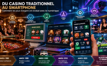 Du casino traditionnel au smartphone : comment les jeux d’argent ont évolué du casino traditionnel au casino sur smartphone